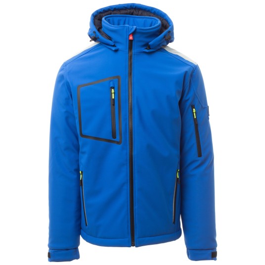 KURTKA SOFTSHELL STREAM PAD - KRÓLEWSKI NIEBIESKI-GRANATOWY