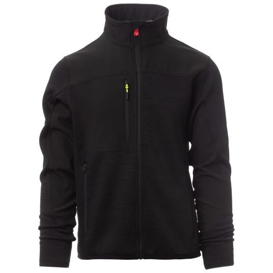 KURTKA SOFTSHELL TRAVEL - CZARNY-CZARNY