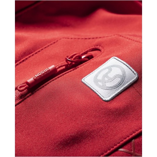 KURTKA SOFTSHELL VISION MĘSKA - CZERWONY