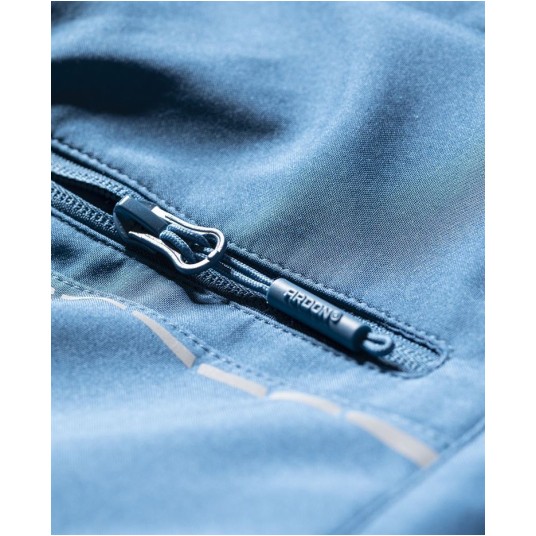 KURTKA SOFTSHELL VISION MĘSKA - NIEBIESKI