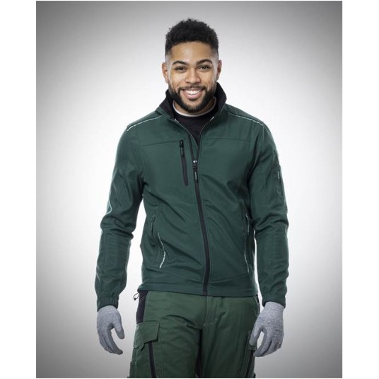 KURTKA SOFTSHELL VISION MĘSKA - ZIELONY