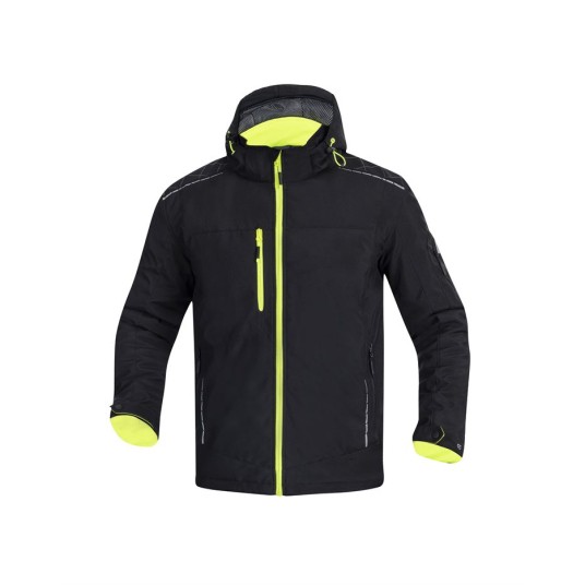 KURTKA SOFTSHELL VISION ZIMOWA - CZARNY-ŻÓŁTY