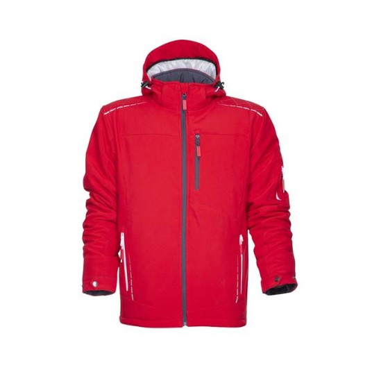 KURTKA SOFTSHELL VISION ZIMOWA - CZERWONY