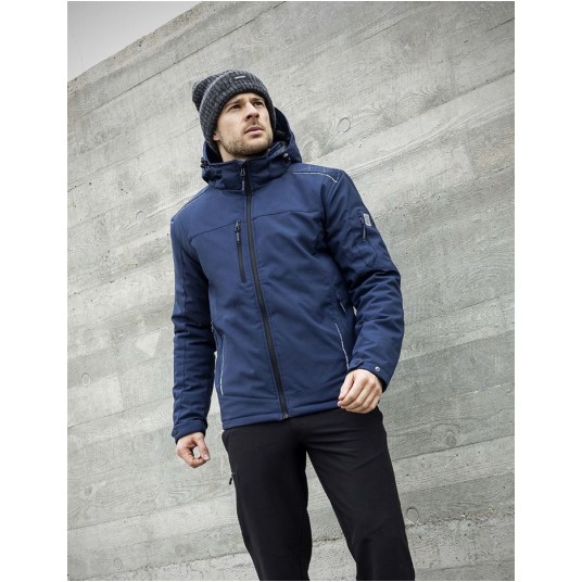 KURTKA SOFTSHELL VISION ZIMOWA - GRANATOWY