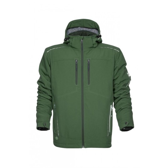 KURTKA SOFTSHELL VISION ZIMOWA - ZIELONY