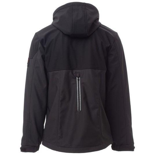 KURTKA SOFTSHELL WISE - ANTRACYTOWY-CZARNY