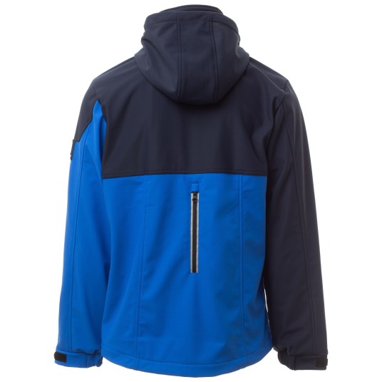 KURTKA SOFTSHELL WISE - KRÓLEWSKI NIEBIESKI-GRANATOWY