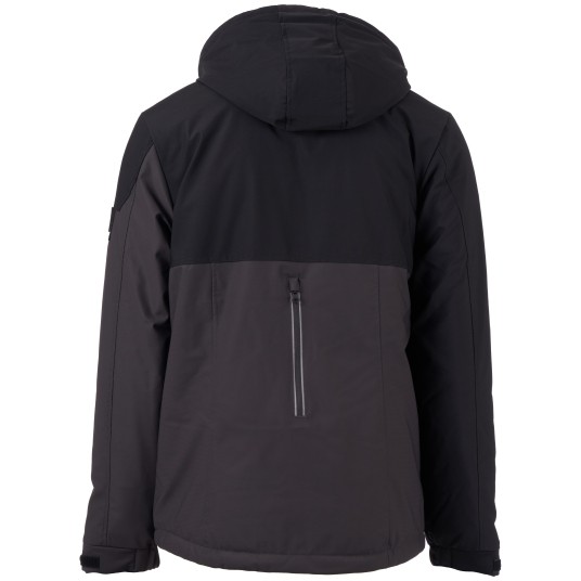 KURTKA SOFTSHELL WISE LITE PAD - ANTRACYTOWY-CZARNY