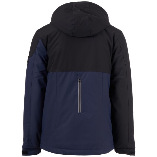 KURTKA SOFTSHELL WISE LITE PAD - GRANATOWY-CZARNY