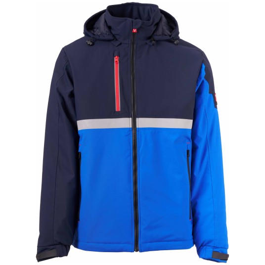 KURTKA SOFTSHELL WISE LITE PAD - KRÓLEWSKI NIEBIESKI-GRANATOWY