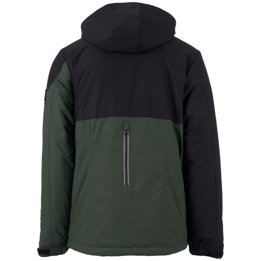 KURTKA SOFTSHELL WISE LITE PAD - LEŚNA ZIELEŃ-CZARNY