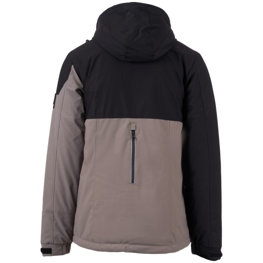 KURTKA SOFTSHELL WISE LITE PAD - ZADYMIONY-CZARNY