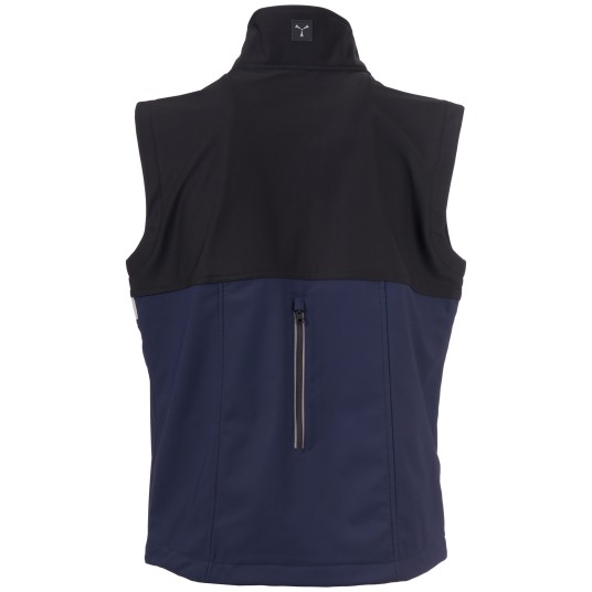 KURTKA SOFTSHELL WISE VEST - GRANATOWY-CZARNY