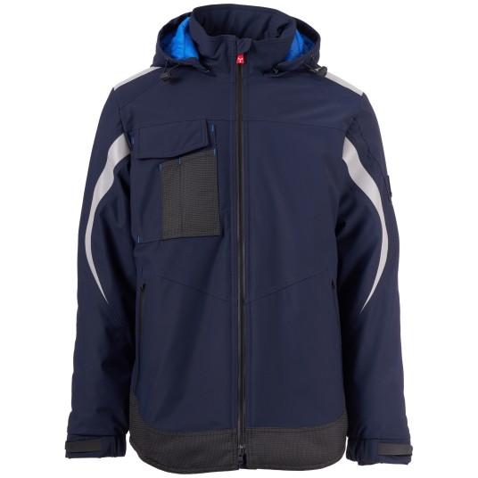 KURTKA SOFTSHELL WONDER LITE PAD - GRANATOWY-KRÓLEWSKI NIEBIESKI