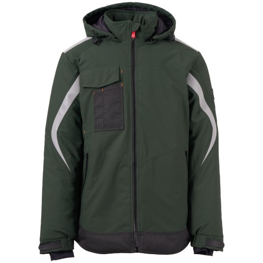 KURTKA SOFTSHELL WONDER LITE PAD - LEŚNA ZIELEŃ-CZARNY