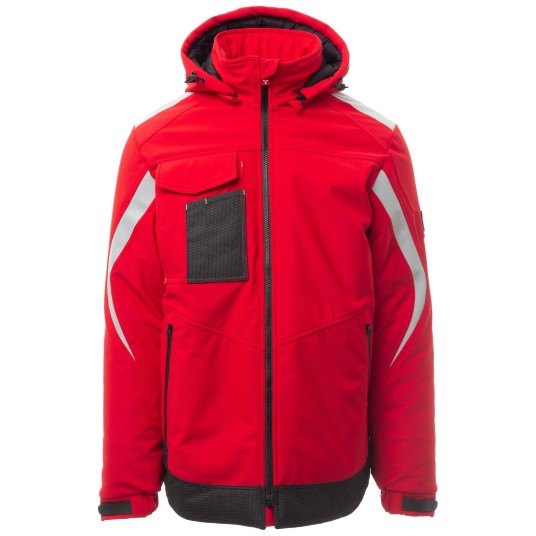 KURTKA SOFTSHELL WONDER PAD - CZERWONY-CZARNY