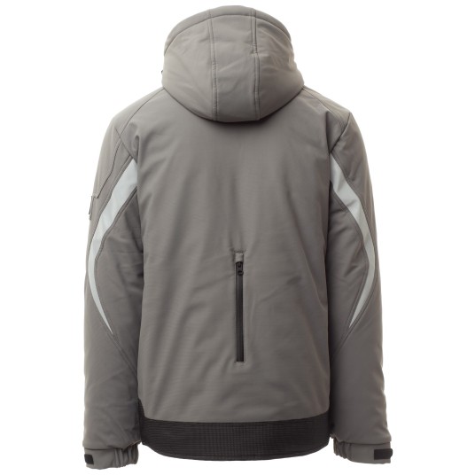 KURTKA SOFTSHELL WONDER PAD - ZADYMIONY-CZARNY