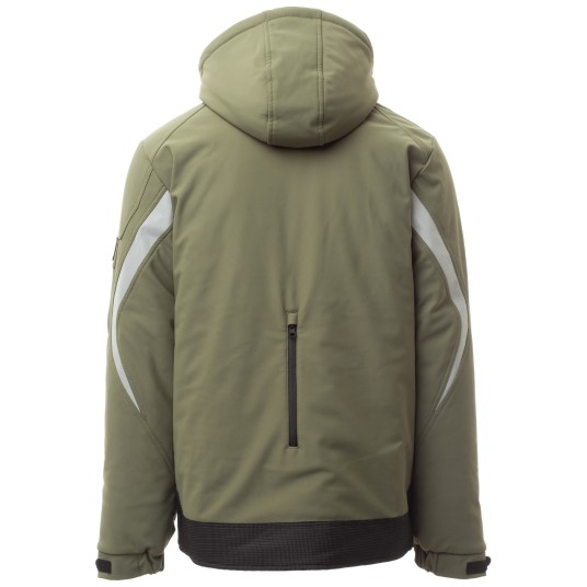 KURTKA SOFTSHELL WONDER PAD - ZIELONY WOJSKOWY-CZARNY