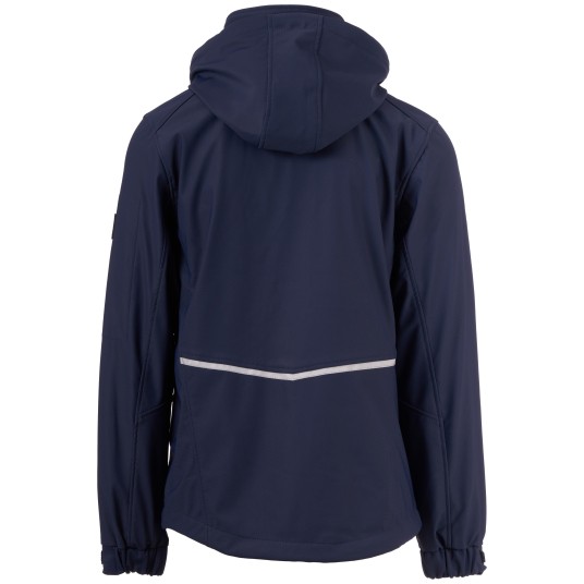 KURTKA SOFTSHELL Z KAPTUREM CREEK - GRANATOWY