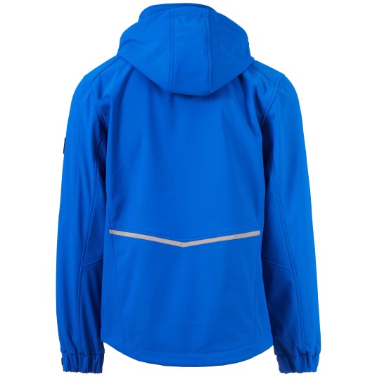 KURTKA SOFTSHELL Z KAPTUREM CREEK L.I.T. - KRÓLEWSKI NIEBIESKI