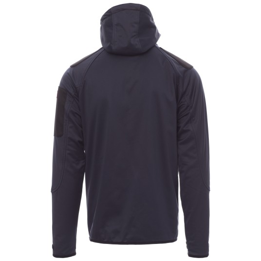 KURTKA SOFTSHELL Z KAPTUREM EXTREME - GRANATOWY-CZARNY