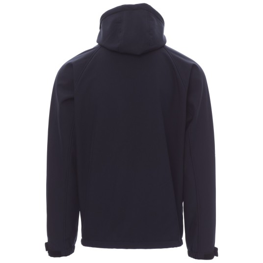 KURTKA SOFTSHELL Z KAPTUREM GALE - GRANATOWY