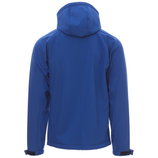 KURTKA SOFTSHELL Z KAPTUREM GALE - KRÓLEWSKI NIEBIESKI