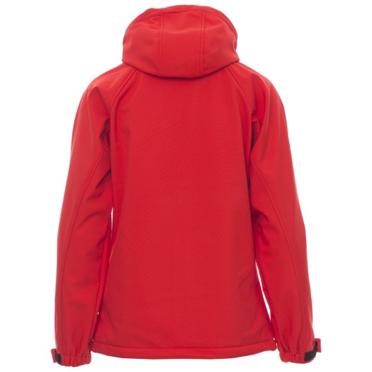 KURTKA SOFTSHELL Z KAPTUREM GALE LADY - CZERWONY