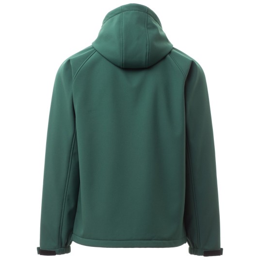 KURTKA SOFTSHELL Z KAPTUREM GALE - ZIELONY