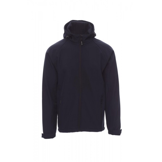 KURTKA SOFTSHELL Z KAPTUREM MĘSKA GALE - GRANATOWY