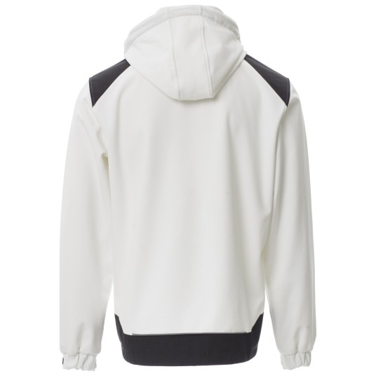 KURTKA SOFTSHELL Z KAPTUREM PERFORMER 2.0 - BIAŁY-CZARNY