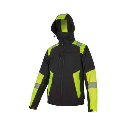 KURTKA ZIMOWA BENNON REFLECTOS JACKET BLACK/YELLOW