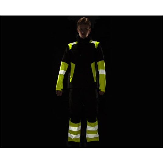 KURTKA ZIMOWA BENNON REFLECTOS JACKET BLACK/YELLOW