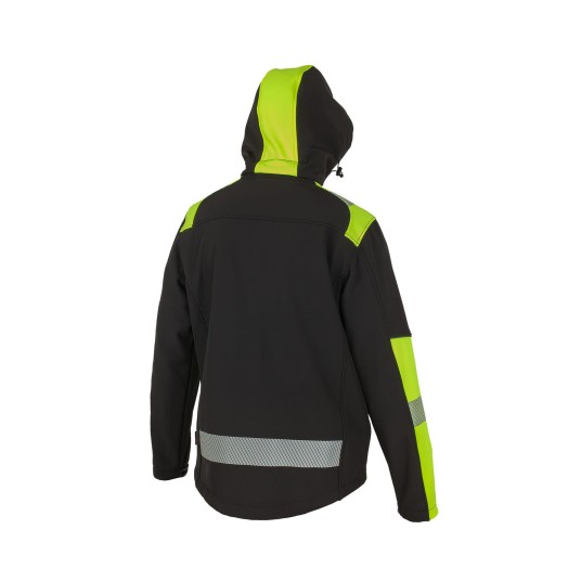 KURTKA ZIMOWA BENNON REFLECTOS JACKET BLACK/YELLOW