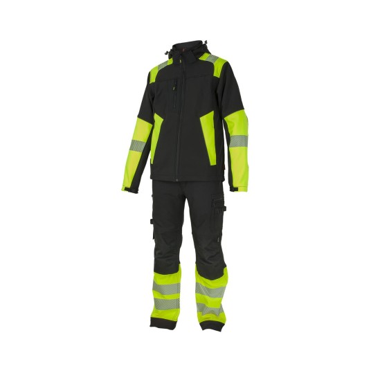 KURTKA ZIMOWA BENNON REFLECTOS JACKET BLACK/YELLOW