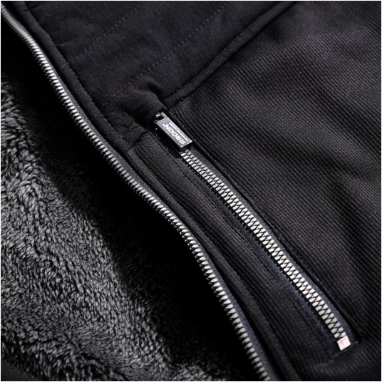 KURTKA ZIMOWA HYBRID - CZARNY