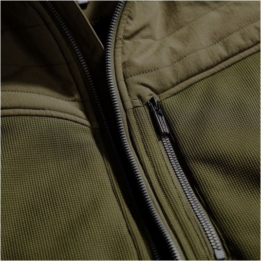 KURTKA ZIMOWA HYBRID - KHAKI
