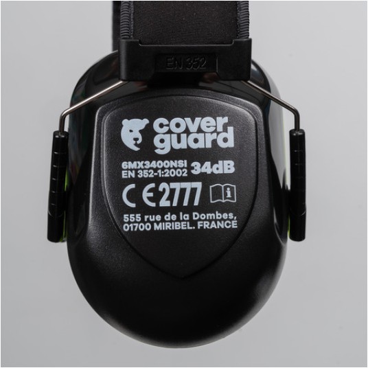 NAUSZNIKI PRZECIWHAŁASOWE COVERGUARD MAX340