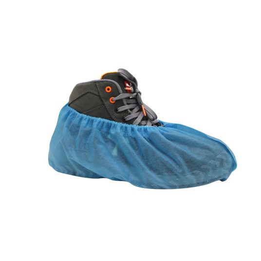 OCHROANIACZE NA BUTY JEDNORAZOWE PP NIEBIESKIE PP-U-04 SHOE COVER - LAZUROWY