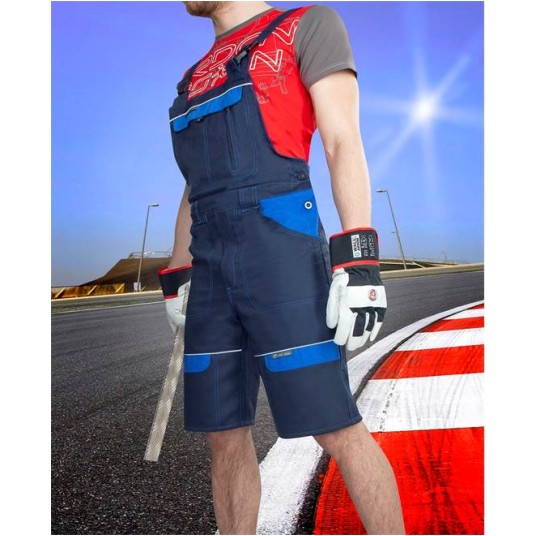 OGRODNICZKI COOL TREND KRÓTKIE - NIEBIESKO-NIEBIESKI - 48