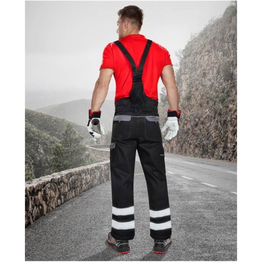 OGRODNICZKI ODBLASKOWE COOL TREND - CZARNO-SZARY