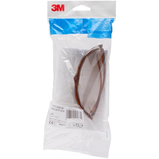 OKULARY OCHRONNE 3M 71507-0001 BRĄZOWE