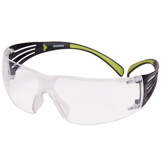 OKULARY OCHRONNE 3M SECUREFIT 400 ODPORNE NA ZARYSOWANIE/ZAPAROWANIE, BEZBARWNE SOCZEWKI SF401AS/AF-EU
