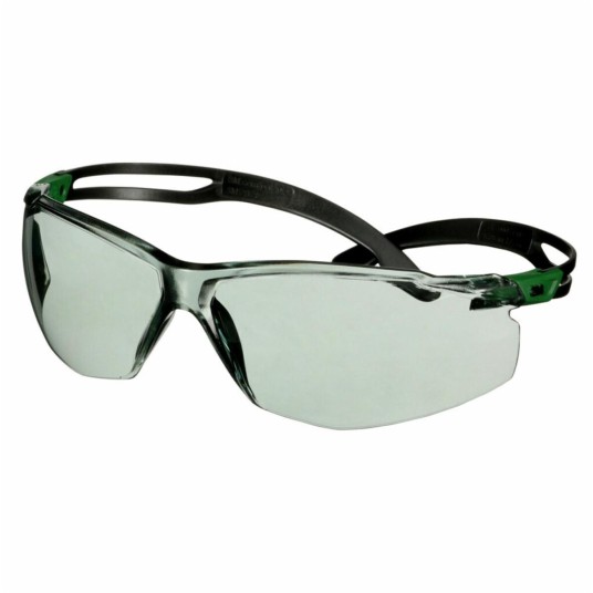 OKULARY OCHRONNE 3M SECUREFIT 500 SF517ASP-GRN - ZIELONO/CZARNE OPRAWKI
