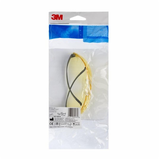 OKULARY OCHRONNE 3M SF403 AF-EU AMBER AS/AF