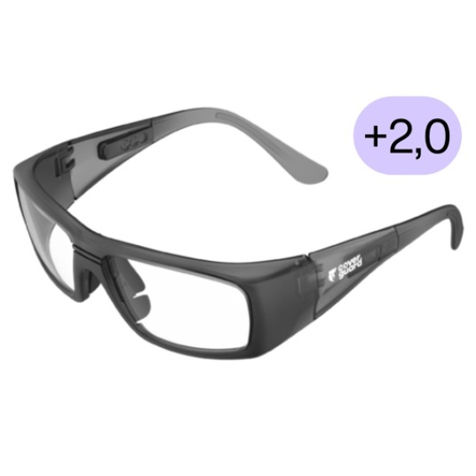 OKULARY OCHRONNE COVERGUARD SERVAL - POWIĘKSZAJĄCE +2.0