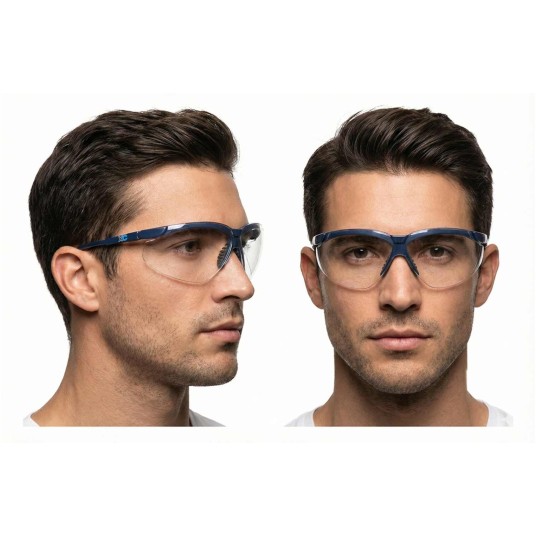 OKULARY OCHRONNE HONEYWELL XC BLUE CLEAR ANTI-SCRATCH FOGBAN