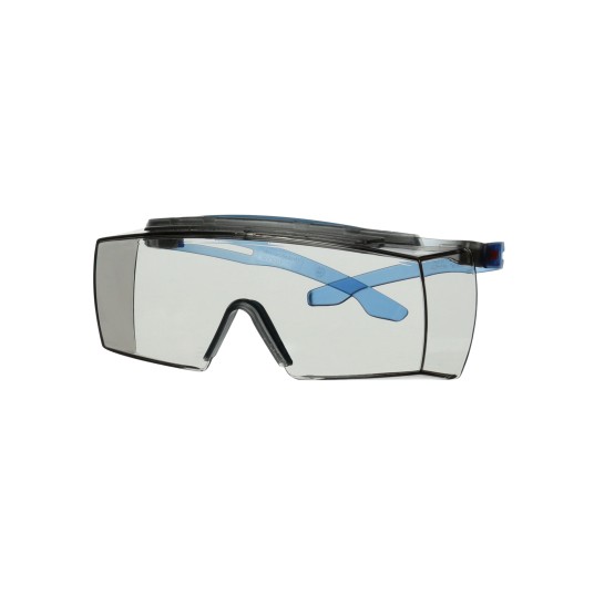 OKULARY OCHRONNE NAKŁADKOWE 3M SECUREFIT 3700 SF3707XSGAF-BLU-EU, KN, I/O, NIEBIESKIE ZAUSZNIKI, JASNOSZARE SOCZEWKI