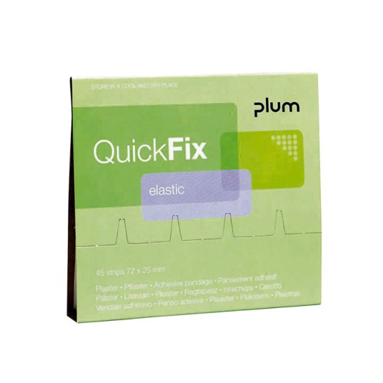 PLASTRY ELASTYCZNE PLUM QUICKFIX 5512 72 X 25MM (45SZT.)