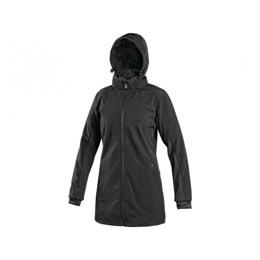 PŁASZCZ SOFTSHELL CXS ORLEANS DAMSKI - CZARNY